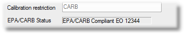 CARB Calibration