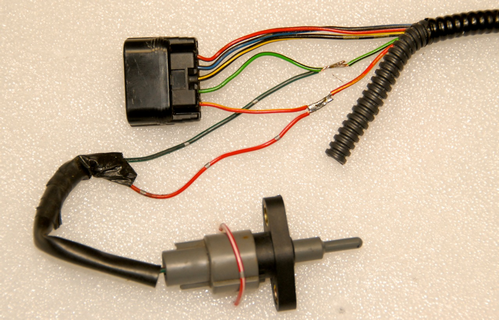 IAT sensor spliced into harness